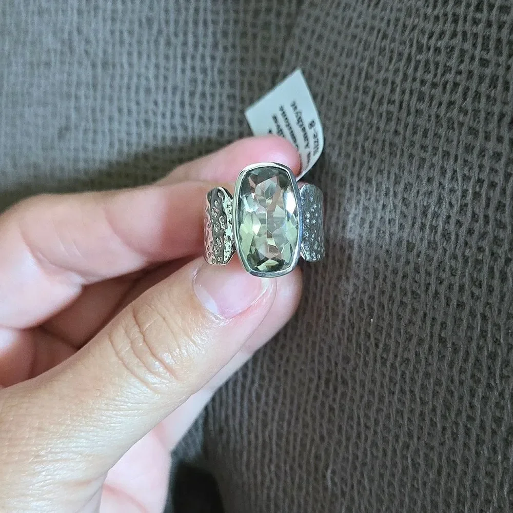 Shivam Green💚 Amethyst Statement Ring💍 - NWT